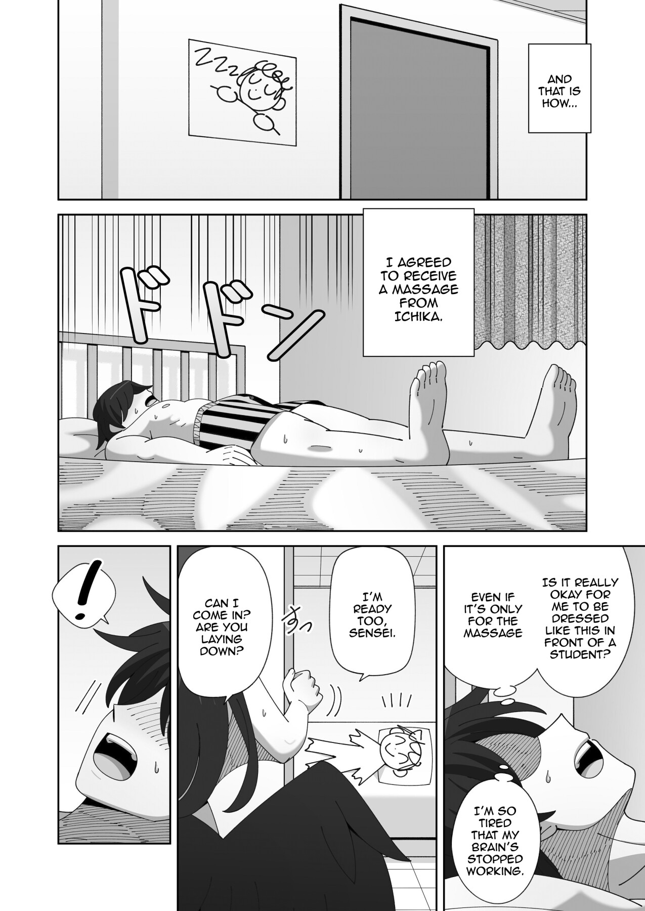 Hentai Manga Comic-Getting A Slippery Oil Massage From Ichika-Read-5